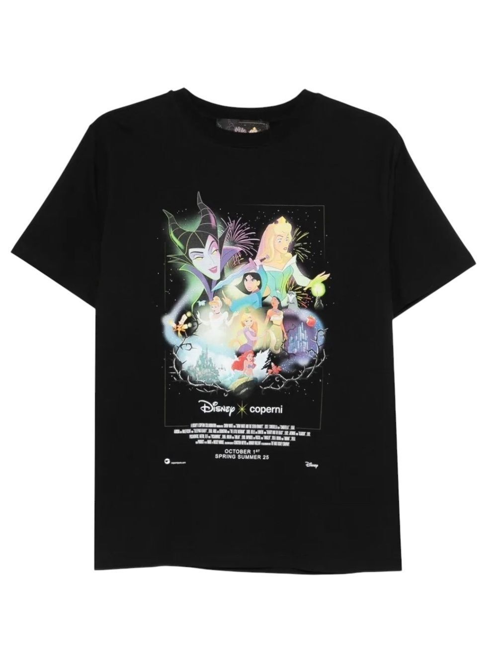 RARE COPERNI x DISNEY Collector Black & Multicolored Graphic T-shirt